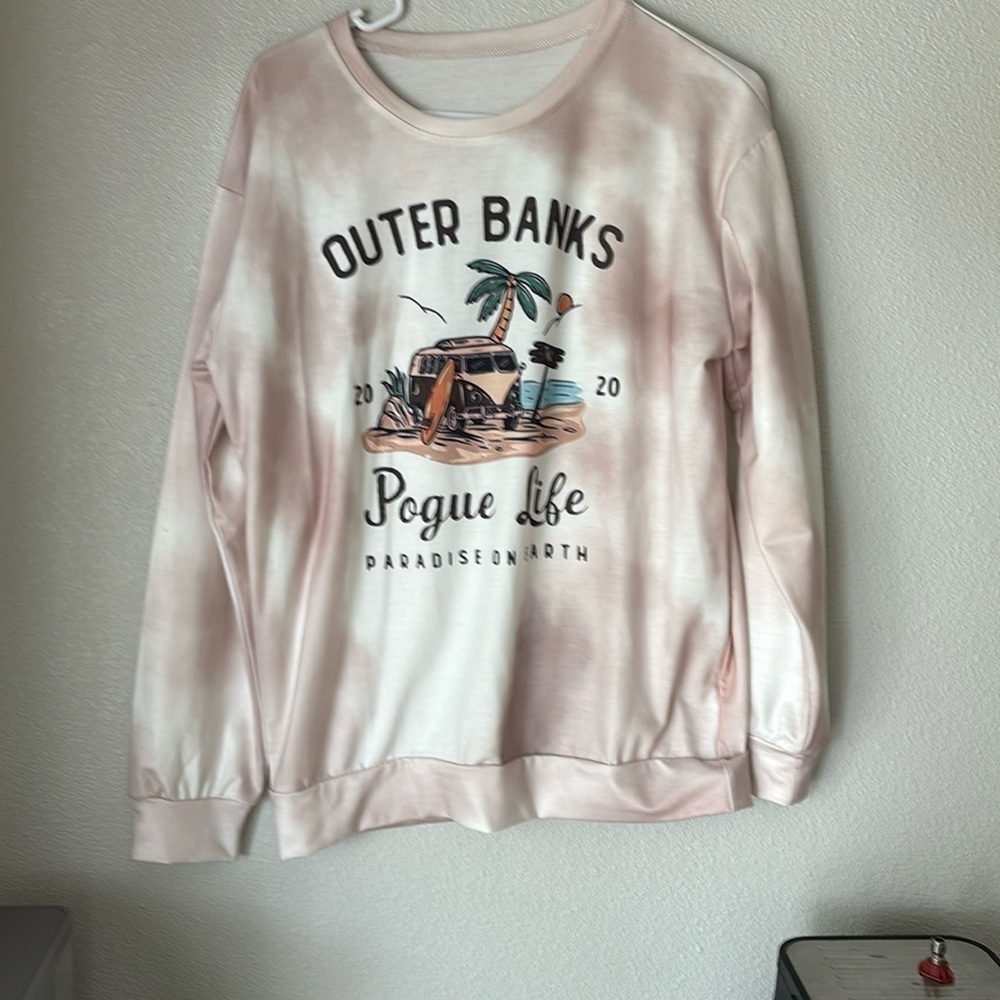 Outer Banks Oversized Crewneck Sweater Size Small